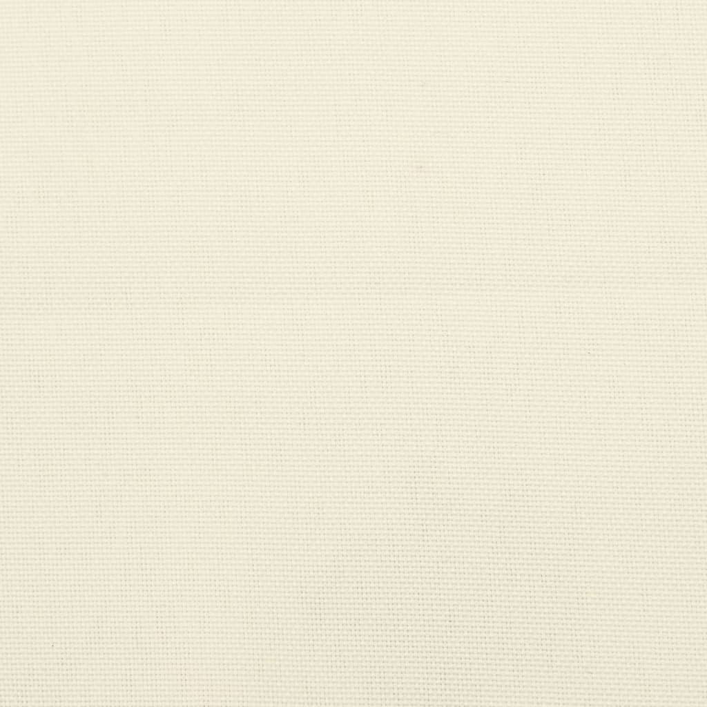 Cuscino per Panca Giardino Crema 180x50x7 cm in Tessuto Oxford