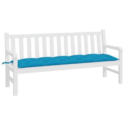 Cuscino per Panca Azzurro 180x50x7 cm in Tessuto Oxford | homemem39