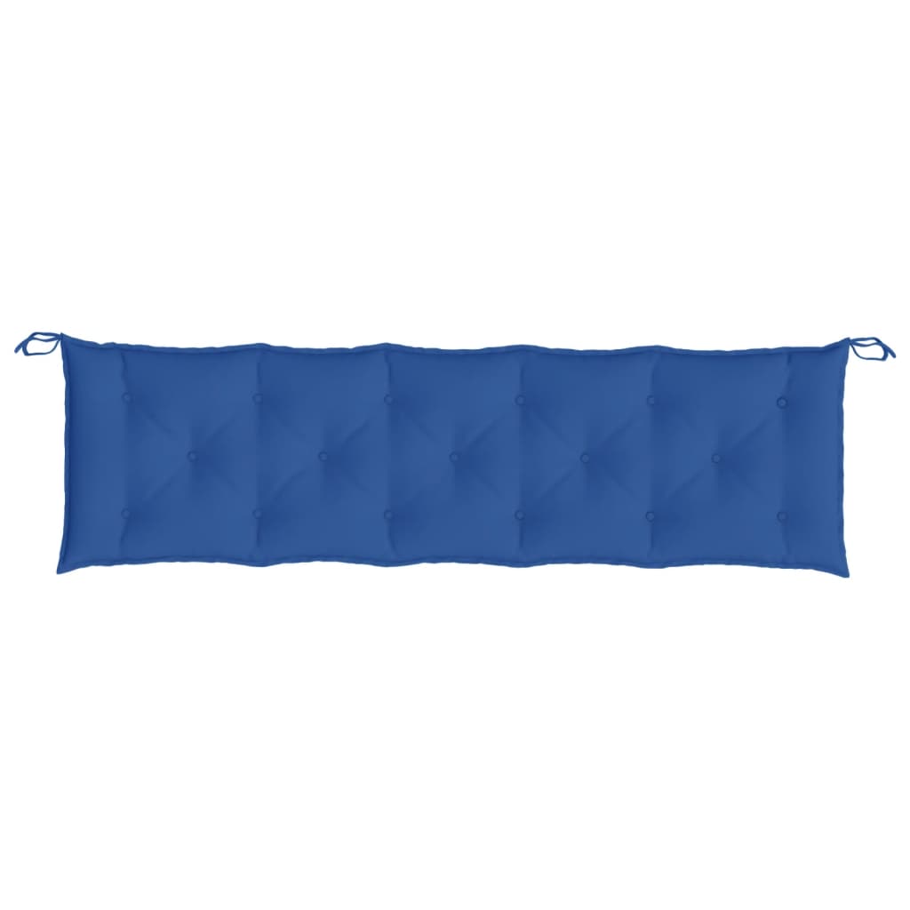 Cuscino per Panca Giardino Blu Reale 180x50x7 cm Tessuto Oxford