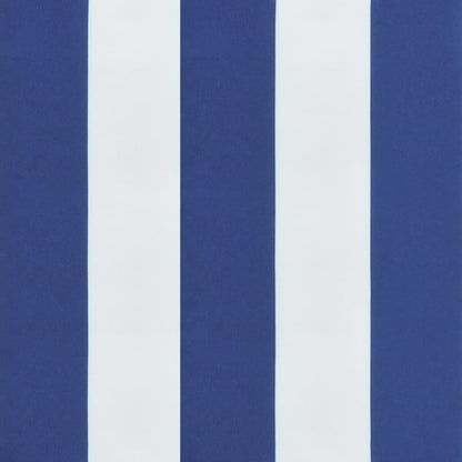 Cuscino per Panca Bianco e Blu 180x50x7 cm in Tessuto Oxford - homemem39