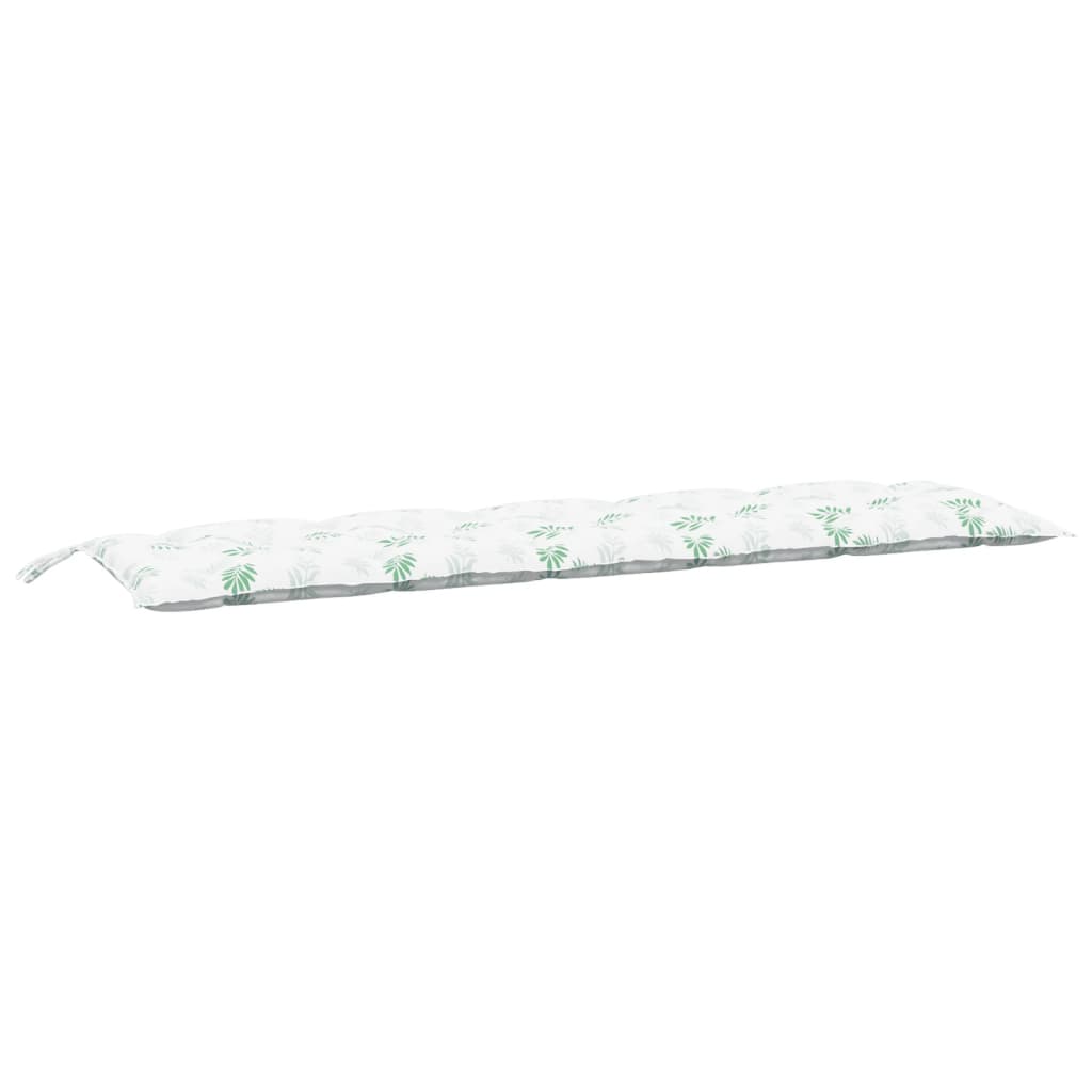 Cuscino per Panca a Foglie 180x50x7 cm in Tessuto Oxford | homemem39