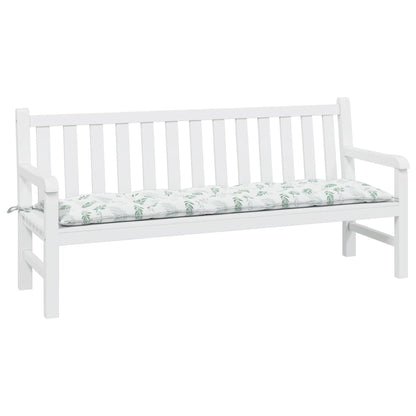 Cuscino per Panca a Foglie 180x50x7 cm in Tessuto Oxford | homemem39