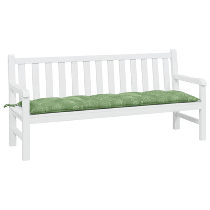 Cuscino per Panca a Foglie 180x50x7 cm in Tessuto Oxford