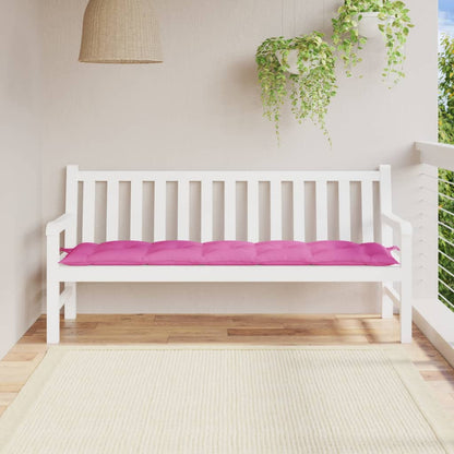 Cuscino per Panca Rosa 180x50x7 cm in Tessuto Oxford - homemem39