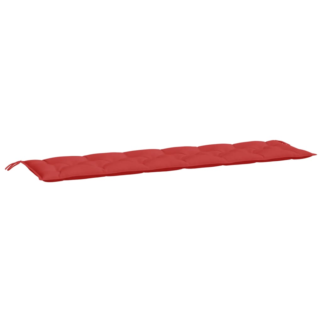 Cuscino per Panca Rosso 200x50x7 cm in Tessuto Oxford - homemem39