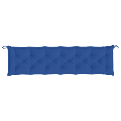 Cuscino per Panca Giardino Blu Reale 200x50x7 cm Tessuto Oxford