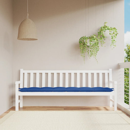 Cuscino per Panca Giardino Blu Reale Tessuto Oxford
