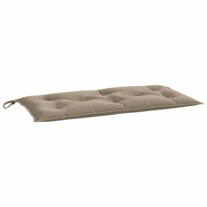 Cuscini Panca da Giardino 2pz Tortora 100x50x7cm Tessuto Oxford