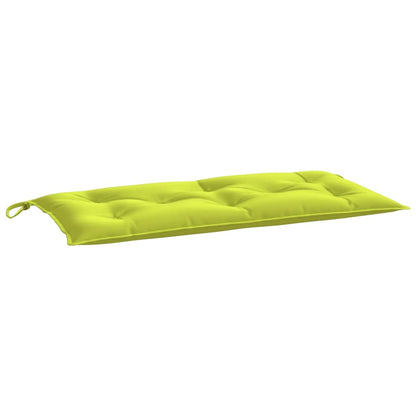 Cuscini per Panca 2 pz Verde Intenso 100x50x7 cm Tessuto Oxford