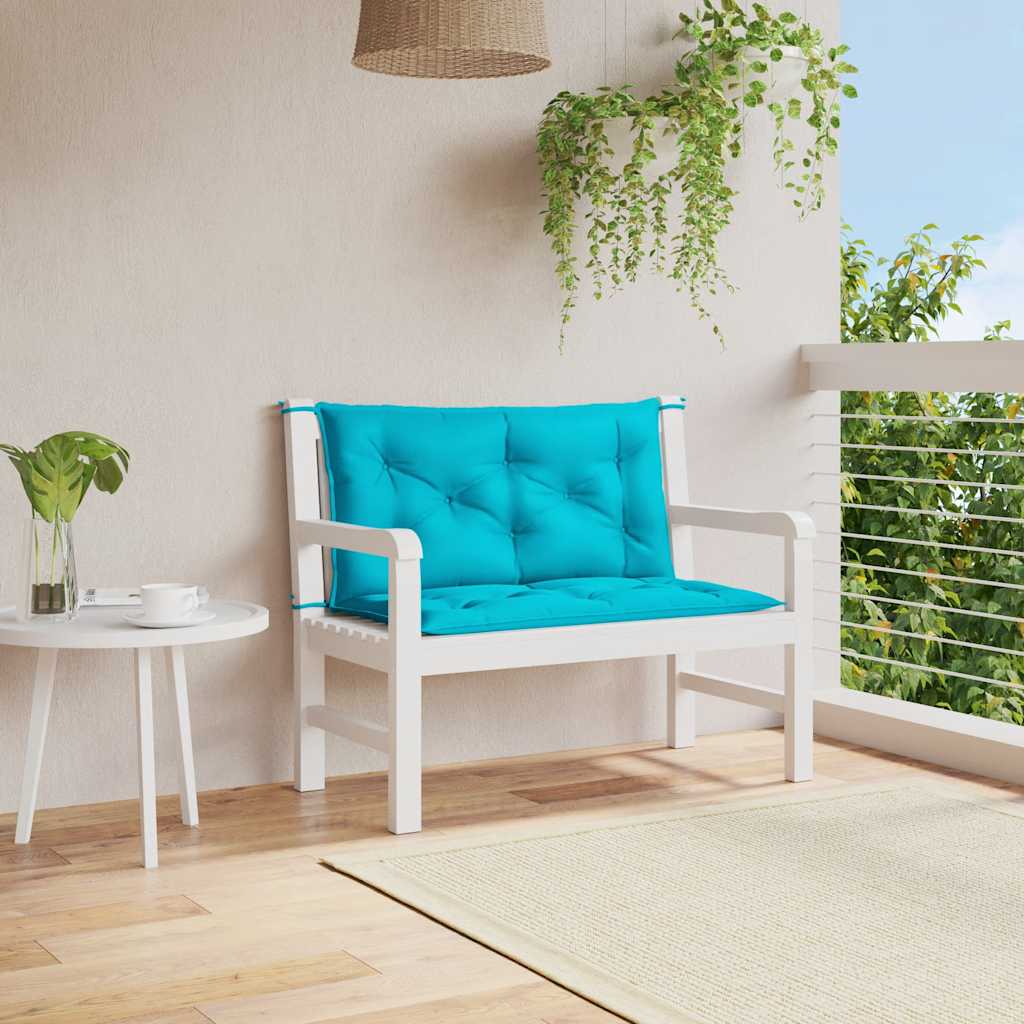 Cuscini per Panca da Giardino 2 pz Tessuto