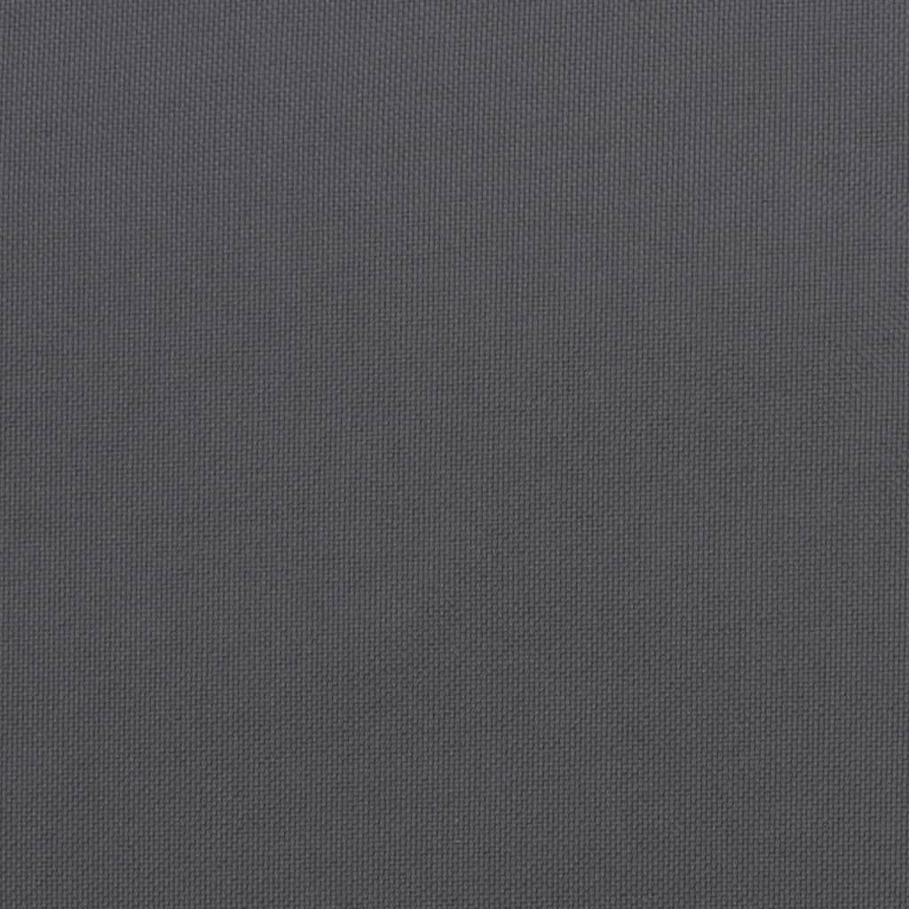 Cuscini Panca Giardino 2pz Antracite 120x50x7 cm Tessuto Oxford