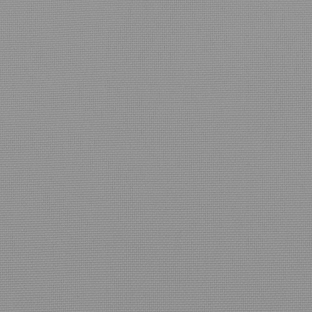Cuscini Panca da Giardino 2pz Grigi 120x50x7 cm Tessuto Oxford