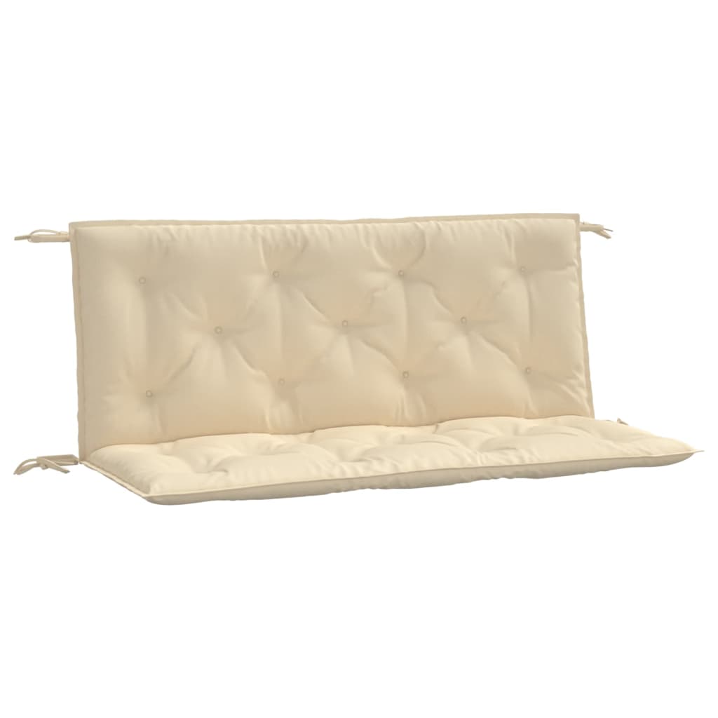 Cuscini Panca da Giardino 2pz Beige 120x50x7 cm Tessuto Oxford - homemem39