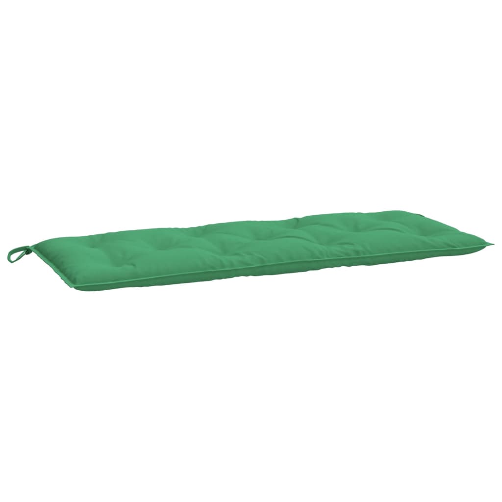 Cuscini Panca da Giardino 2pz Verdi 120x50x7 cm Tessuto Oxford