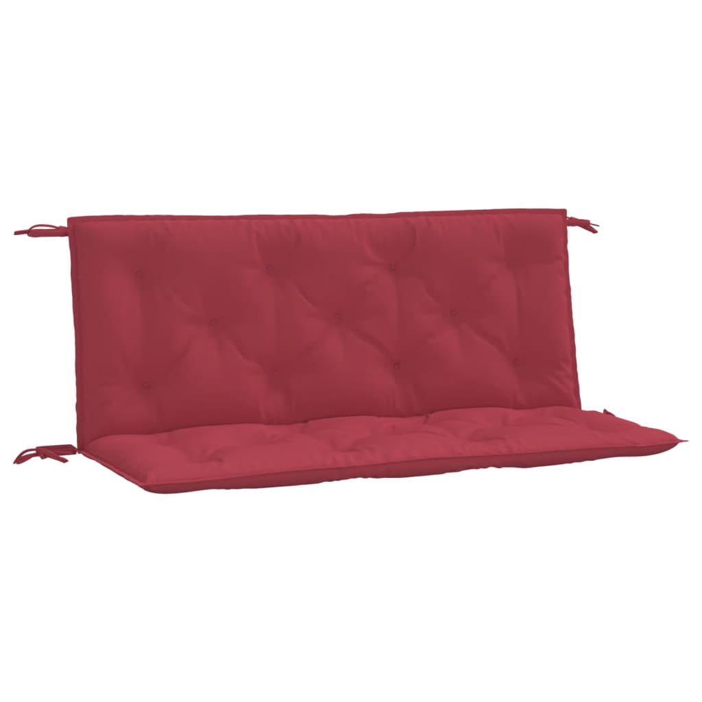 Cuscini per Panca 2 pz Rosso Vino 120x50x7 cm in Tessuto Oxford - homemem39