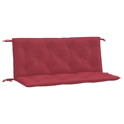 Cuscini per Panca 2 pz Rosso Vino 120x50x7 cm in Tessuto Oxford - homemem39