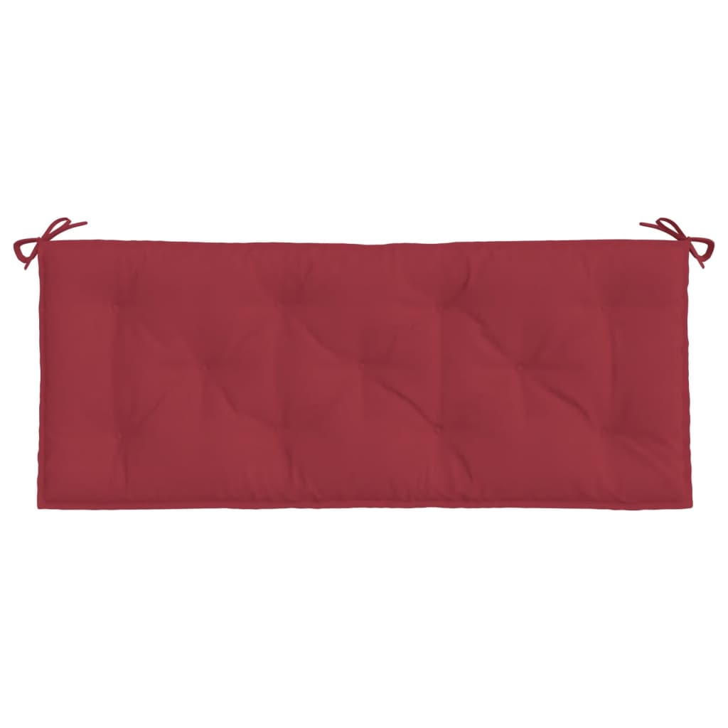 Cuscini per Panca 2 pz Rosso Vino 120x50x7 cm in Tessuto Oxford - homemem39