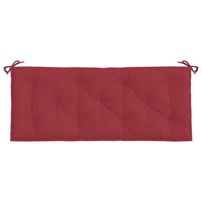 Cuscini per Panca 2 pz Rosso Vino 120x50x7 cm in Tessuto Oxford - homemem39