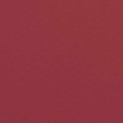 Cuscini per Panca 2 pz Rosso Vino 120x50x7 cm in Tessuto Oxford