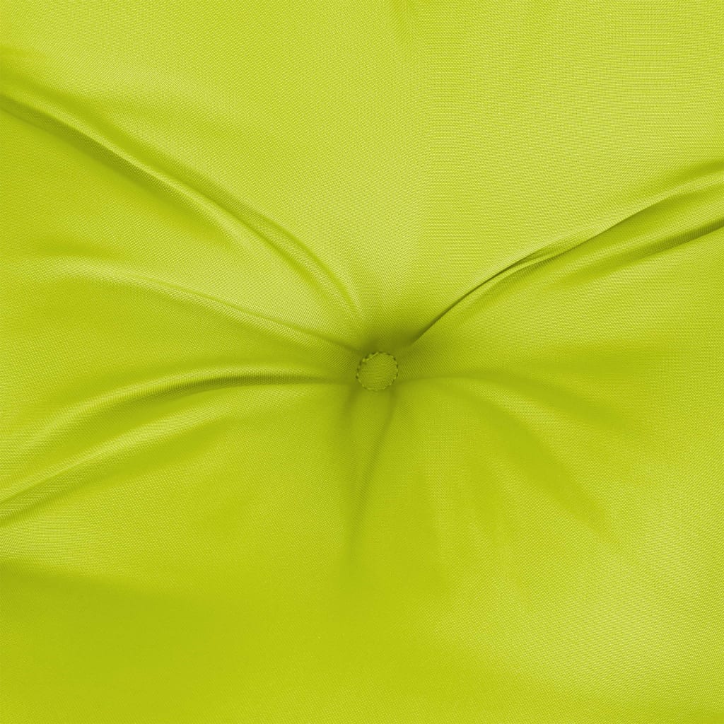 Cuscini per Panca 2 pz Verde Intenso 120x50x7 cm Tessuto Oxford