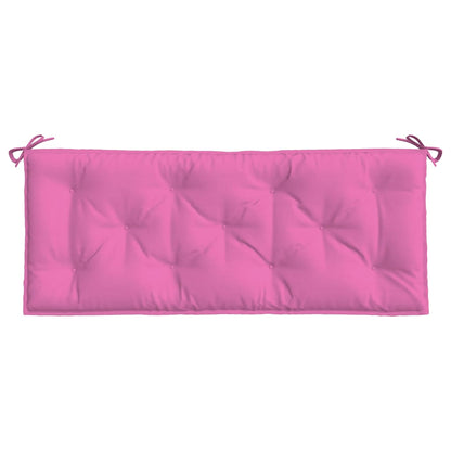 Cuscini per Panca da Giardino 2 pz Rosa 120x50x7 cm in Tessuto | homemem39
