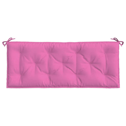 Cuscini per Panca da Giardino 2 pz Rosa 120x50x7 cm in Tessuto - homemem39