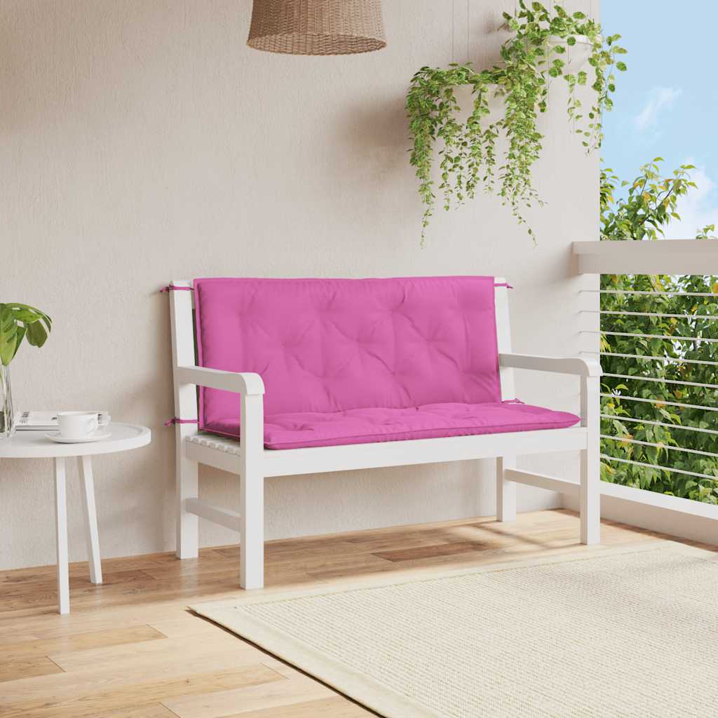 Cuscini per Panca da Giardino 2 pz Tessuto