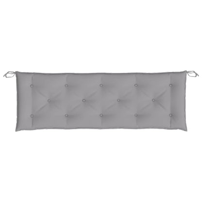 Cuscini per Panca 2 pz Grigi 150x50x7 cm in Tessuto Oxford