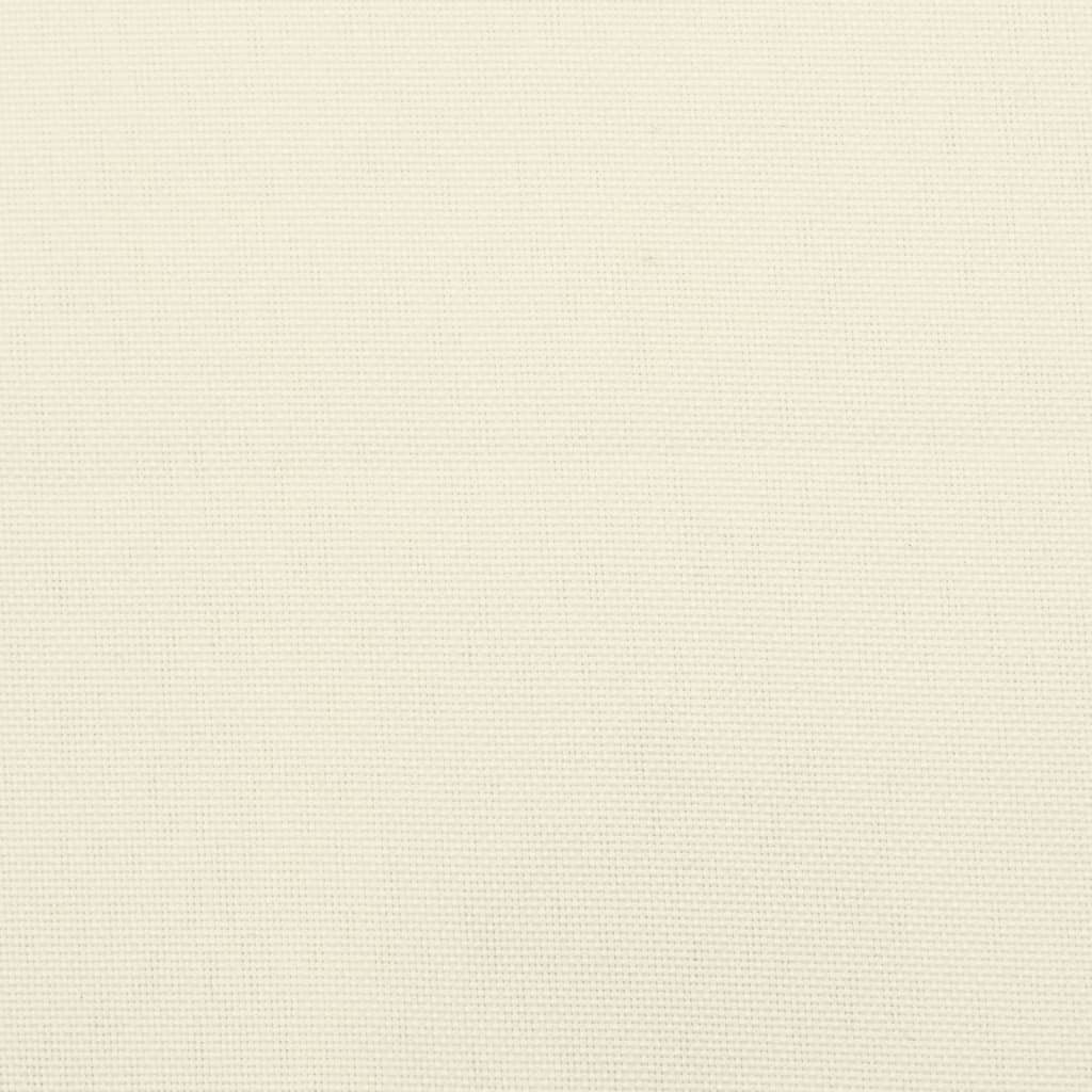 Cuscini Panca Giardino 2pz Bianco Crema 150x50x7 Tessuto Oxford