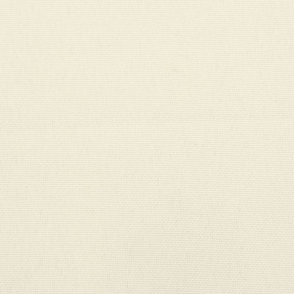 Cuscini Panca Giardino 2pz Bianco Crema 150x50x7 Tessuto Oxford