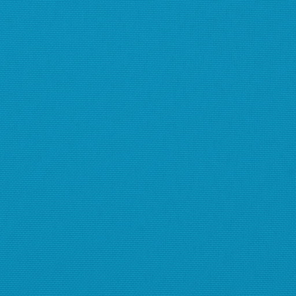 Cuscini per Panca 2 pz Azzurri 150x50x7 cm in Tessuto Oxford