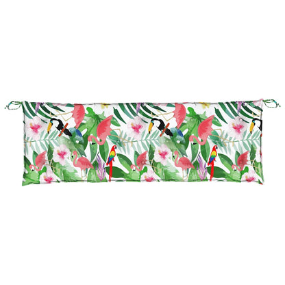 Cuscini Panca da Giardino 2pz Multicolore 150x50x7cm in Tessuto