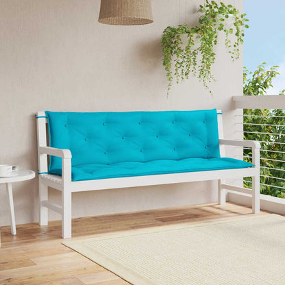 Cuscini per Panca da Giardino 2 pz Tessuto