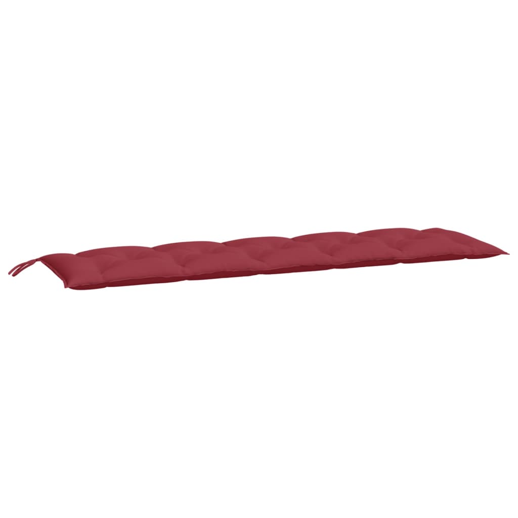 Cuscini per Panca 2 pz Rosso Vino 180x50x7 cm in Tessuto Oxford - homemem39