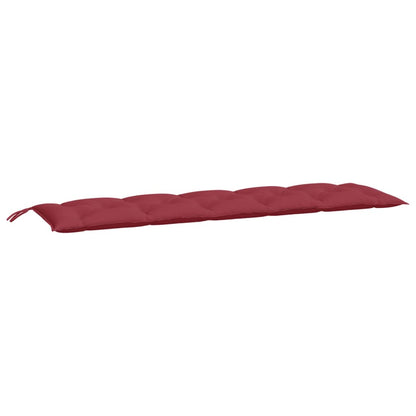 Cuscini per Panca 2 pz Rosso Vino 180x50x7 cm in Tessuto Oxford - homemem39