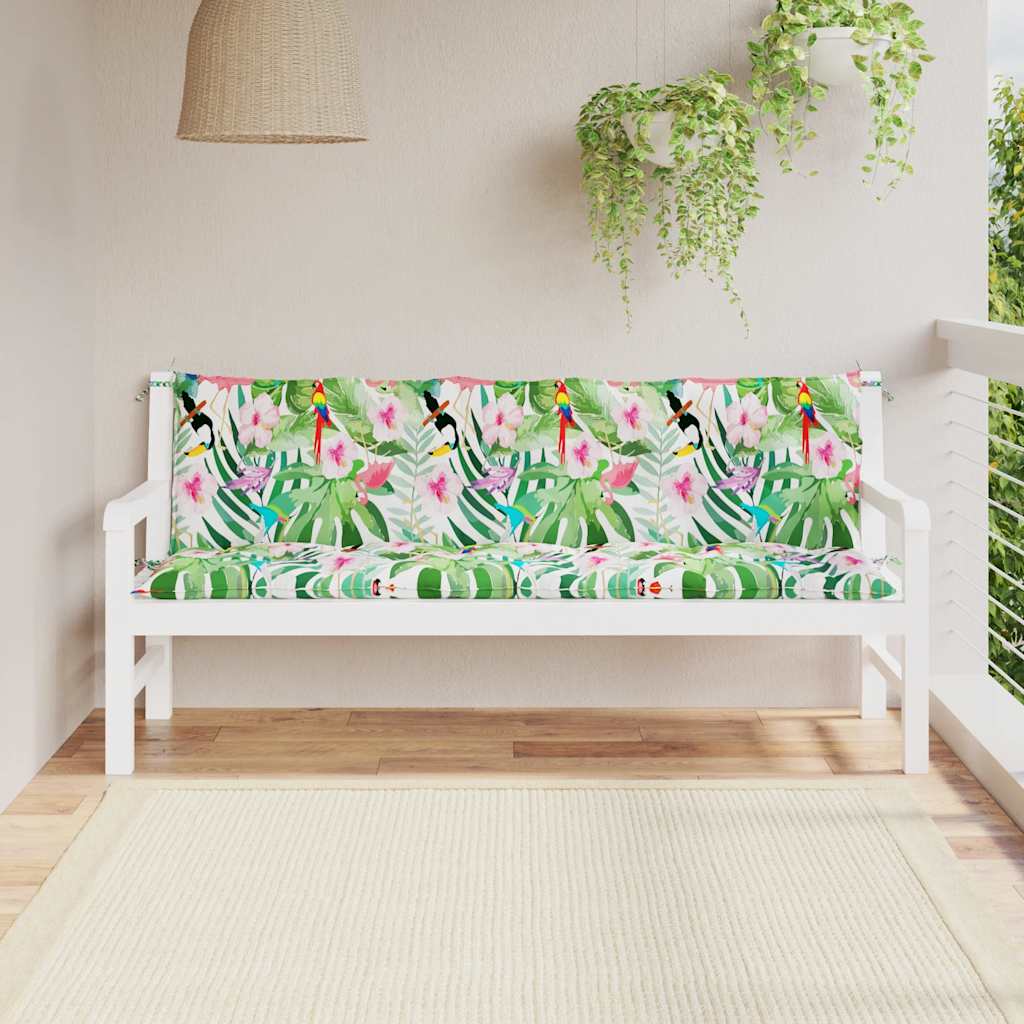 Cuscini per Panca 2 pz Multicolore in Tessuto Oxford | homemem39