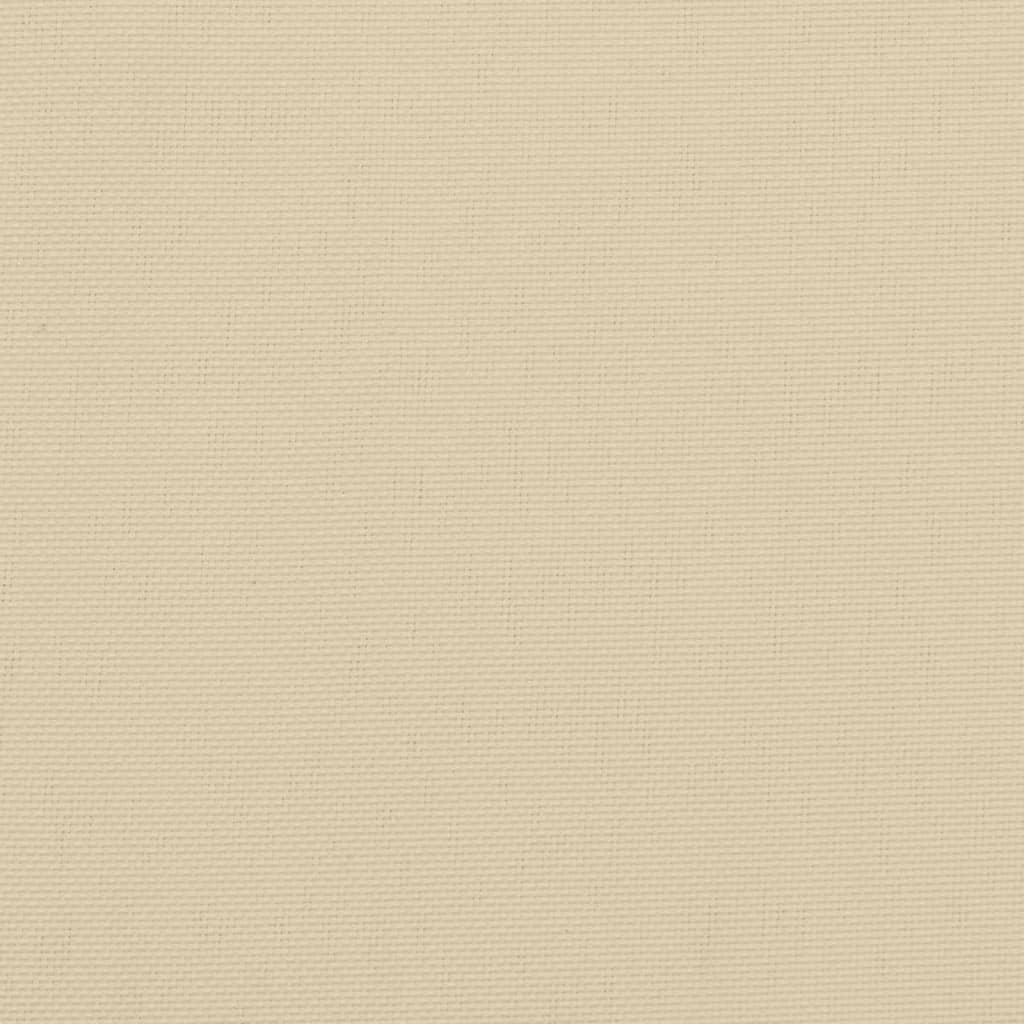 Cuscini Panca da Giardino 2pz Beige 200x50x7cm Tessuto Oxford