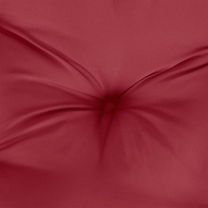 Cuscini per Panca 2 pz Rosso Vino 200x50x7 cm in Tessuto Oxford