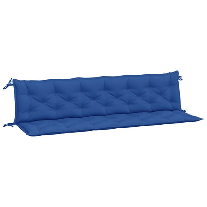 Bench Cushions 2 pcs Blue 200x50x7 cm in Oxford Fabric