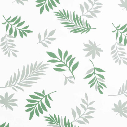 Cuscini Panca Giardino 2 pz Motivo a Foglie 200x50x7 cm Tessuto | homemem39