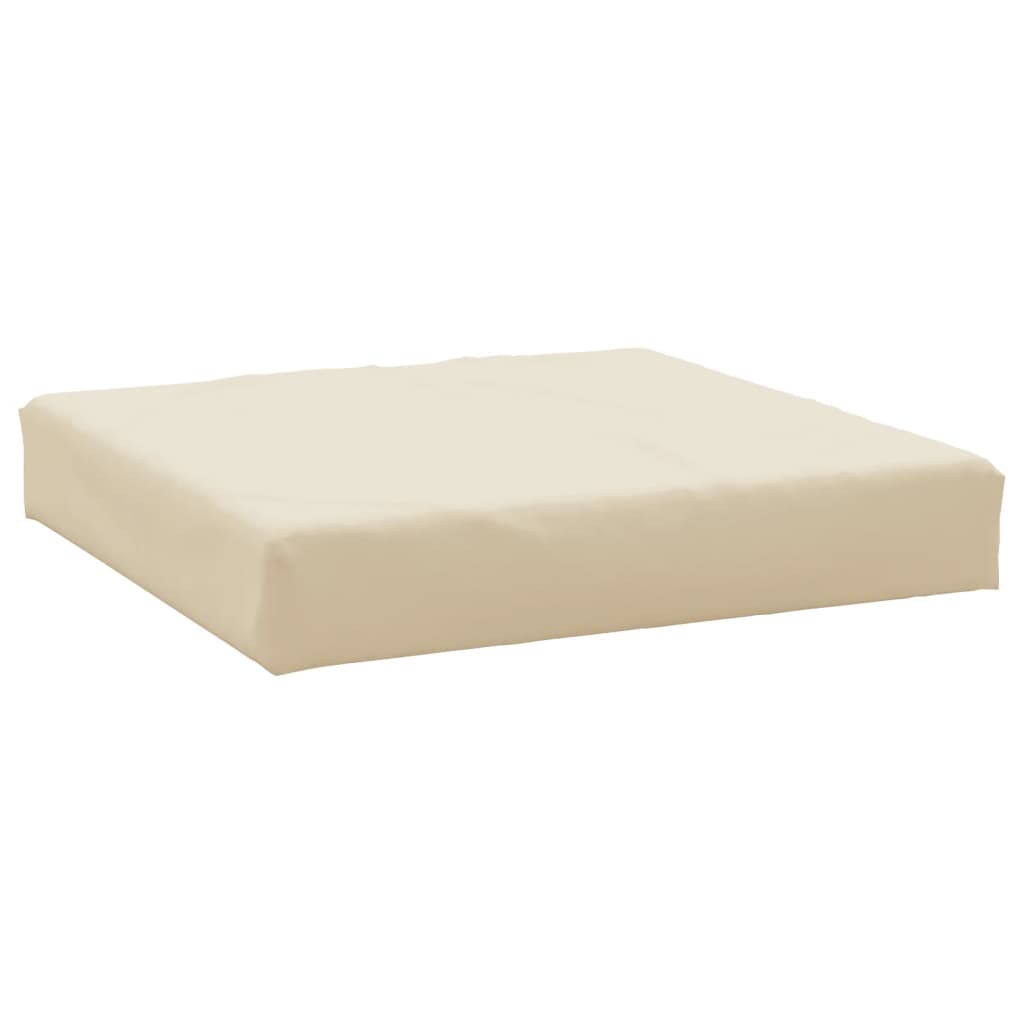 Pallet Cushions 2 pcs Beige in Oxford Fabric