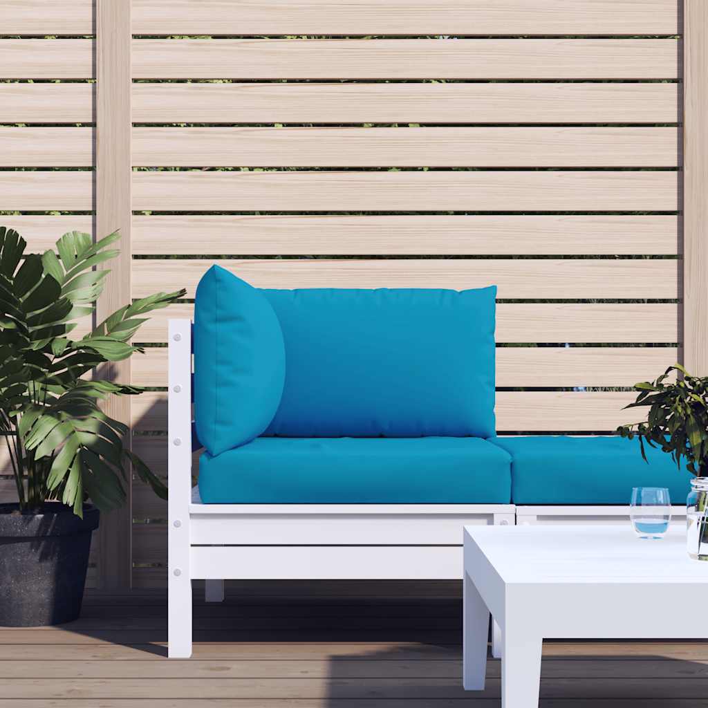 Cuscini per Pallet 3 pz Azzurro in Tessuto Oxford | homemem39