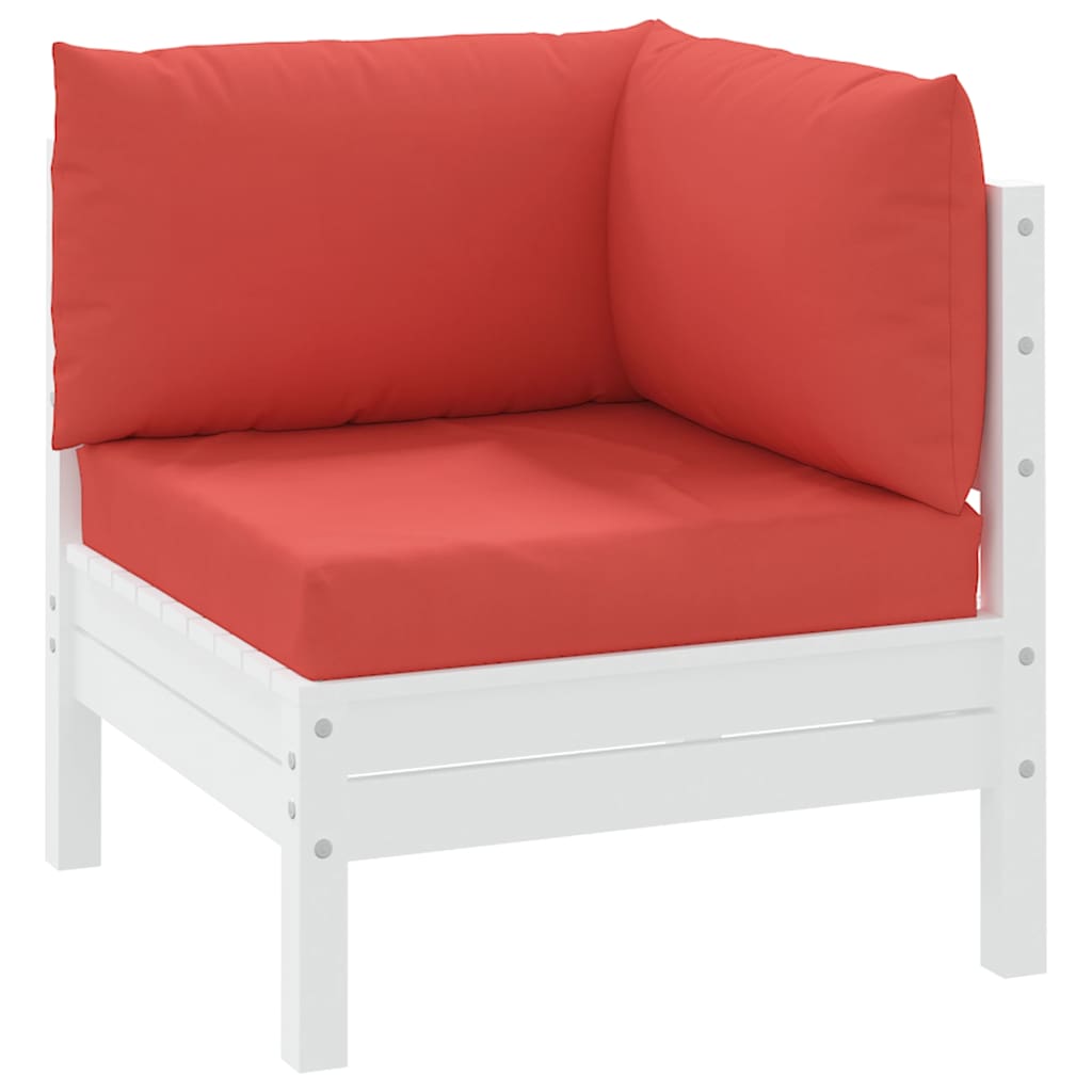 Cuscini per Pallet 3 pz Rossi in Tessuto Oxford | homemem39