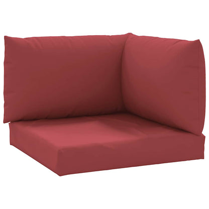 Cuscini per Pallet 3 pz Rosso Vino in Tessuto Oxford | homemem39