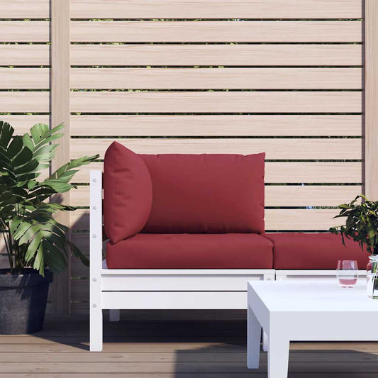 Cuscini per Pallet 3 pz Rosso Vino in Tessuto Oxford | homemem39