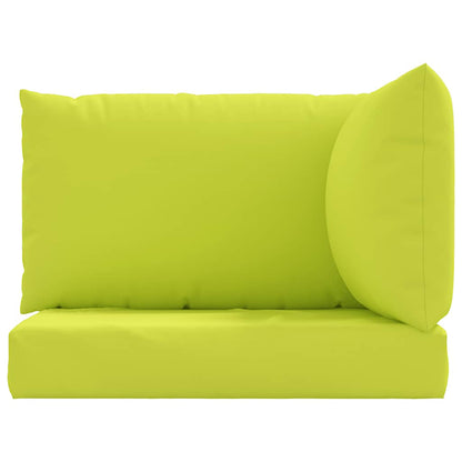 Cuscini per Pallet 3 pz Verde Intenso in Tessuto Oxford