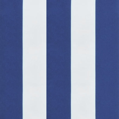 Cuscini per Pallet 3 pz Strisce Blu e Bianche Tessuto Oxford - homemem39