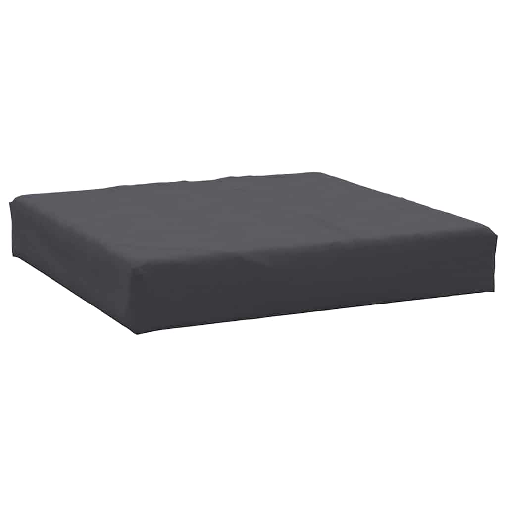 Cuscino per Pallet Antracite 60x60x9,5 cm in Tessuto