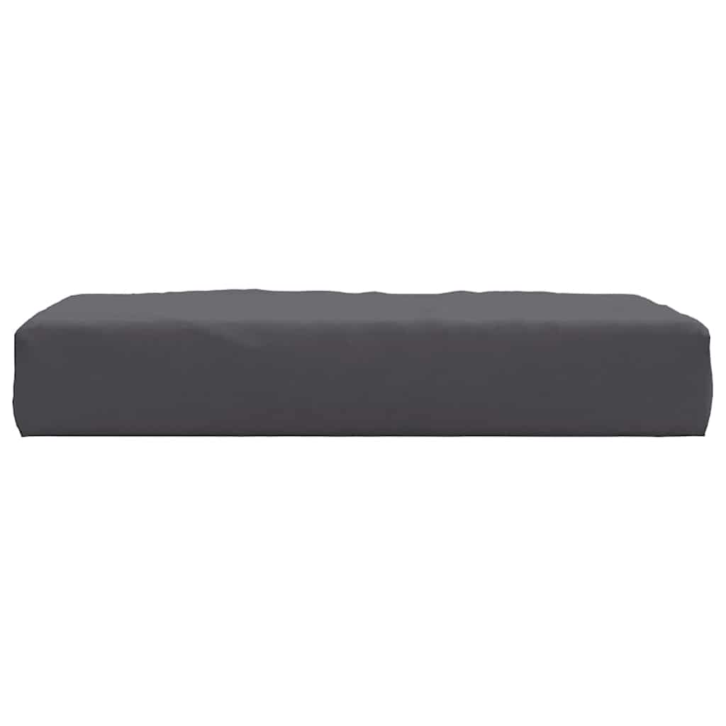 Cuscino per Pallet Antracite 60x60x9,5 cm in Tessuto