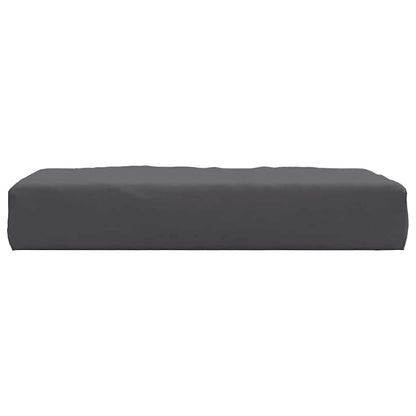 Cuscino per Pallet Antracite 60x60x9,5 cm in Tessuto